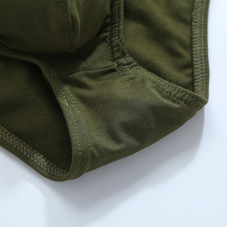Solid Color Cotton Comfortable Breathable Triangle Underwear for Men Men's Triangle Underwear