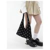 Shoulder Bag Women Fabric Polka Dot Large Capacity Daily Commute
