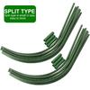 Greenhouse Hoops for Raised Beds Garden Hoops Grow Tunnel Plant Support Garden Stakes U Shaped 19.7in Height