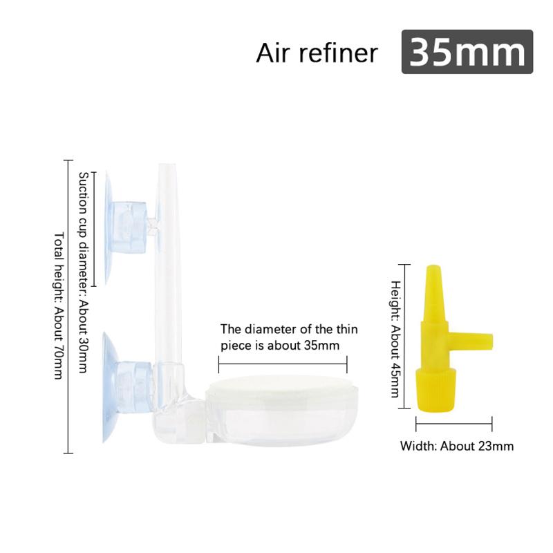 Tichý Drobné Bublinky Kyslíkový Difuzor Nano Plynový Disk Provzdušňovač do Akvária Atomizér Akvarijní Vzduchový Kámen Difuzor s Vysokým Obsahem Rozpuštěného Kyslíku