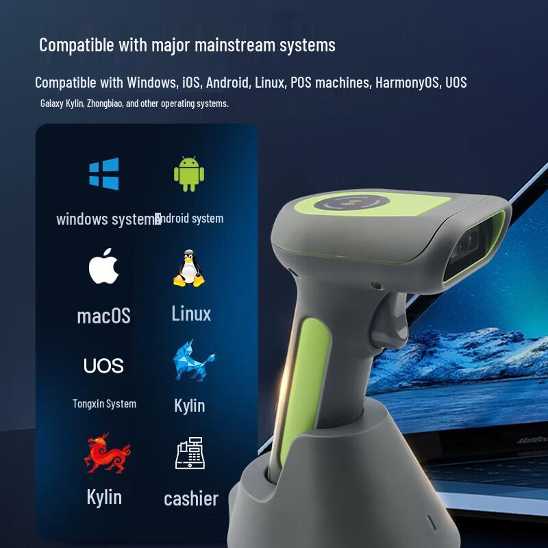 GEPAI GW-2901 Wireless Industrial 1D/2D Barcode Scanner