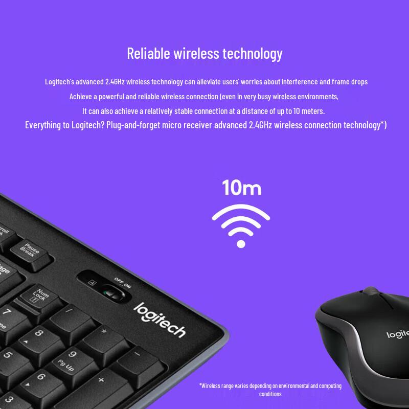 Logitech MK270 Wireless Keyboard and Mouse Combo