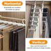 6 in 1 Trouser Hanger, Space Saving Trouser Hanger, Trouser Hangers, Sliding Trouser Rack, Clothes Hangers, Multifunctional Hook Hook Hanger, Trouser