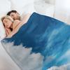 Blue Sky Photography Series Throw Blanket For Decorative Sofa Anime Cute Plaid for Babies Blankets