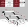 Single & Double Layer Aluminum Alloy RV Folding Steps – Manual or Electric Options