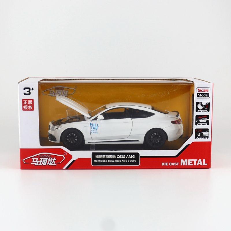 

Benz Mercedes C63 S Alloy Car Model With Sound Light For Auto Enthusiasts