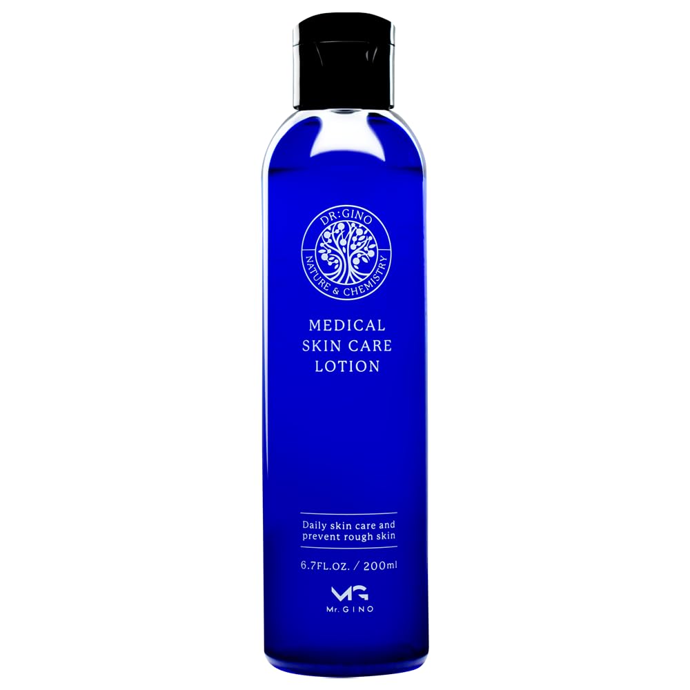 GINO Medicated Skin Care Moisturizing Aftershave 200ml Dr. Lotion, Quasi-drug, Men's Toner, Lotion, (1)