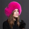 New hats Fox women Russian women Shanka pilot tripper snow hat
