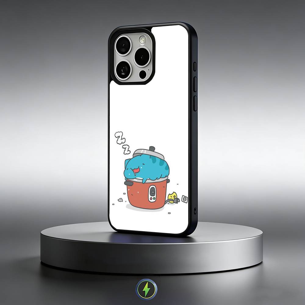 

Cute B-Bugcat Capoo Phone Case For iPhone17,16,15,14,13,12,11 Plus,Pro Max Magnetic For Magsafe Wireless Charging iPhone12PROMAX