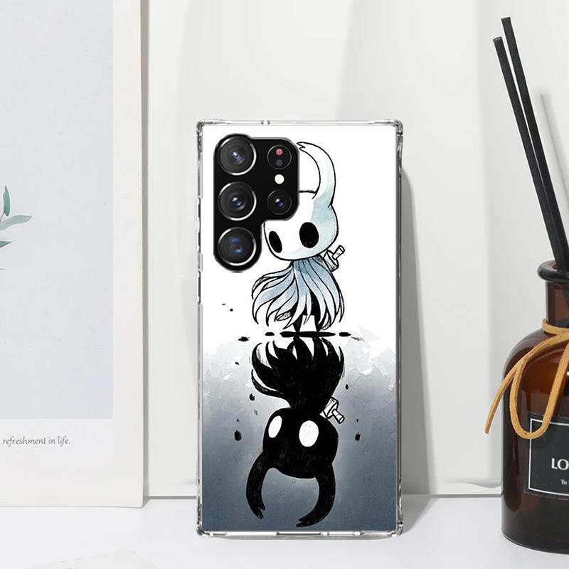 Hollow Knight Cartoon Phone Case For Samsung Galaxy S25 S24 S23 S22 Ultra S21 FE S20 Plus S10 + S10E Art Fundas Back Cover S24 S