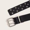 Grommet Waist Belt Punk Star Charm Skinny Chain for Cowboy Grunge Buckle Modern Waistband Waist Chain Studded Belt