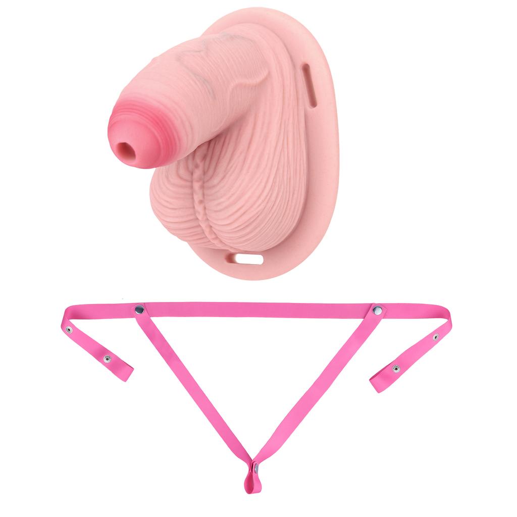 Men’s BDSM Chastity Cage Silicone Penis Cage with Belt Urethral Catheter Sex Toy Femdom