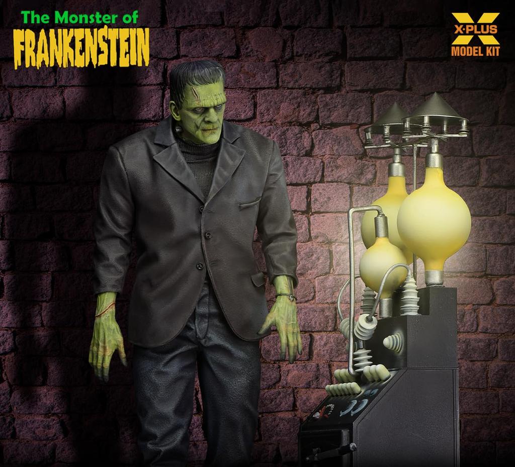 Monster Scale Unpainted Plastic Model Kit X-Plus Frankenstein's 1/8