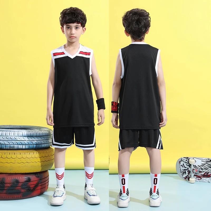Children's basketball uniform set, for boys, elementary school students, competition training, summer boys, girls, summer printing