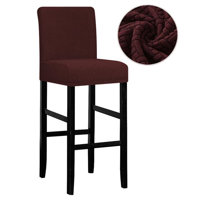 

Короткий размер, водонепроницаемый чехол для барного стула, защита для стула, чехол для сиденья, чехол для отеля, банкета, свадьбы, вечеринки, столовой Small Size кофейный