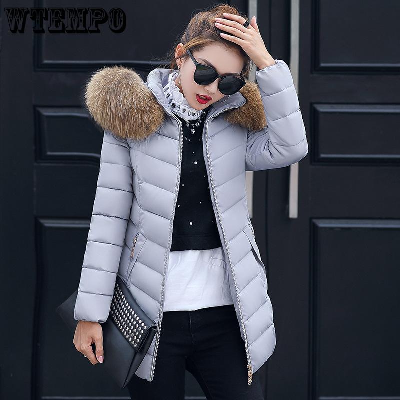 Зимняя корейская версия хлопкового пальто для женщин в длинном сечении — фото 5