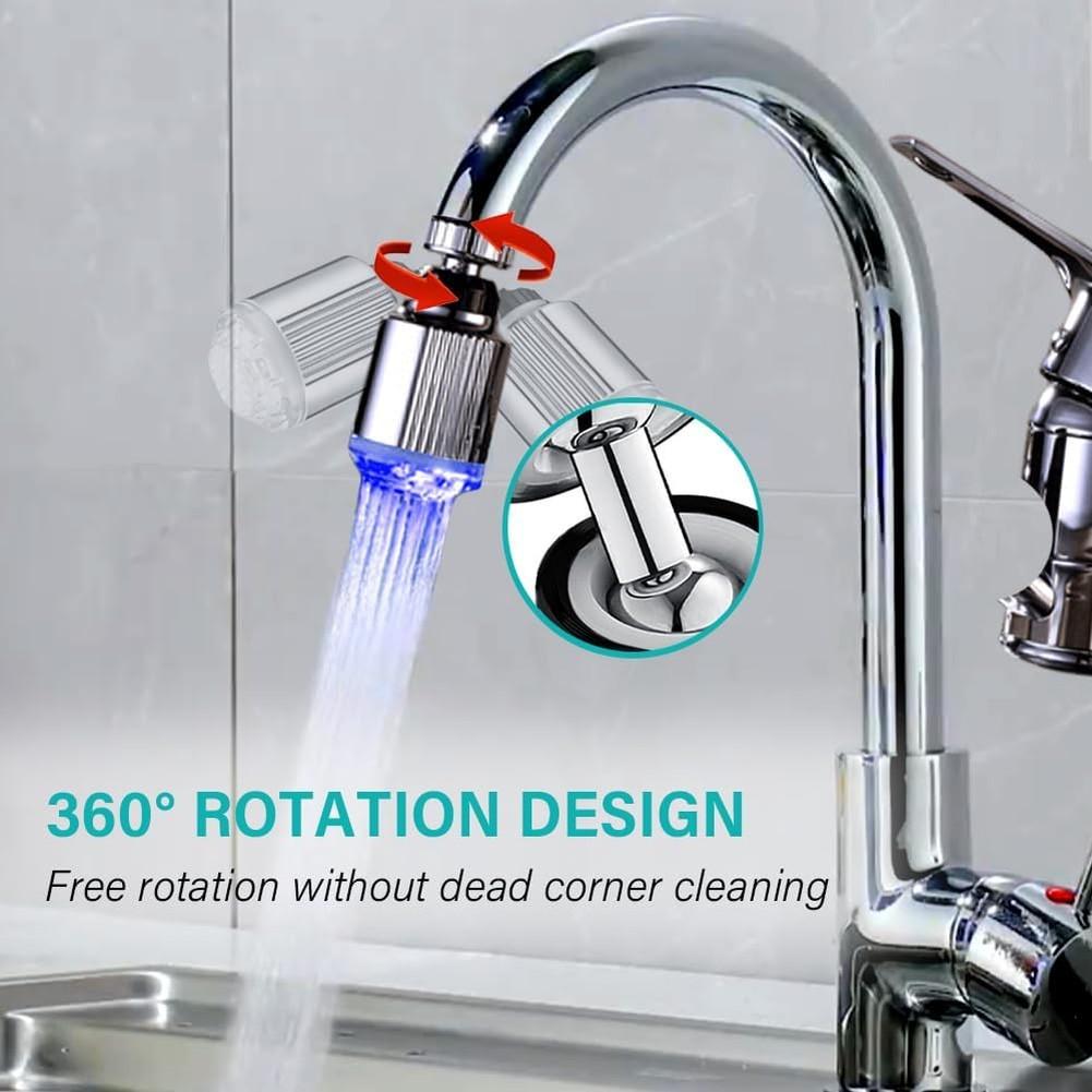 360 Degree Swivel Tap LED Kitchen Tap Attachment 360 Degree Swivel Tap Attachment Faucet Attachment Home Safety