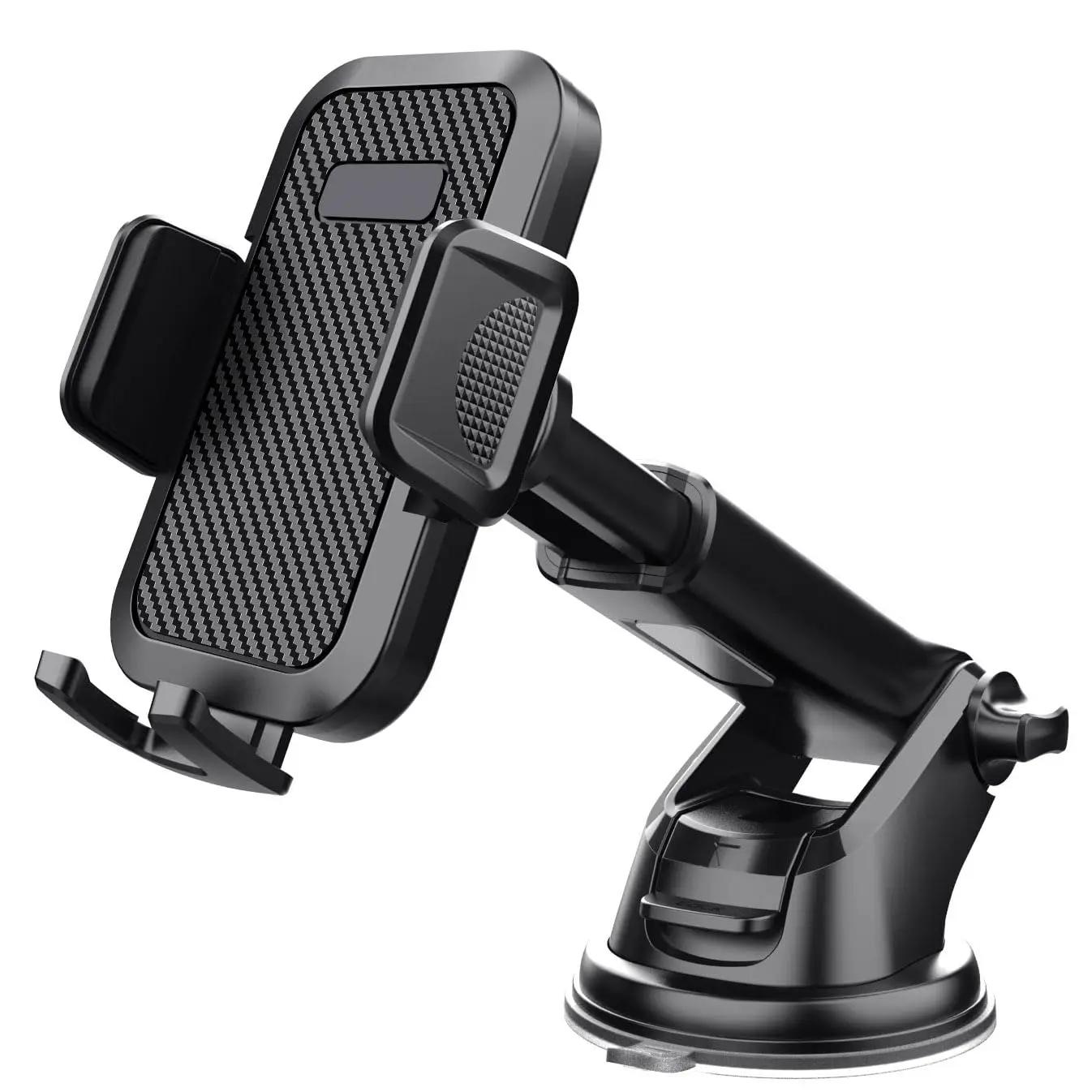 

Автомобильный держатель для телефона, регулируемый на 360°, на приборную панель автомобиля, на присоску для лобового стекла, зажим для вентиляции без помощи рук, универсальный кронштейн для поддержки сотового телефона чёрный