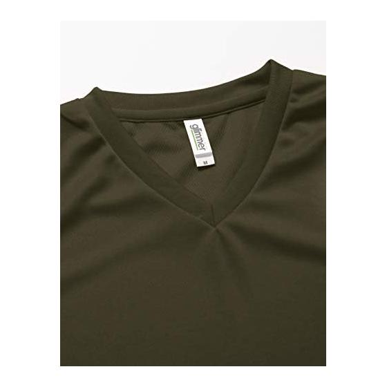 Glimmer Short Sleeve 4.4oz Dry V-Neck T-Shirt 00337-AVT Unisex Adults