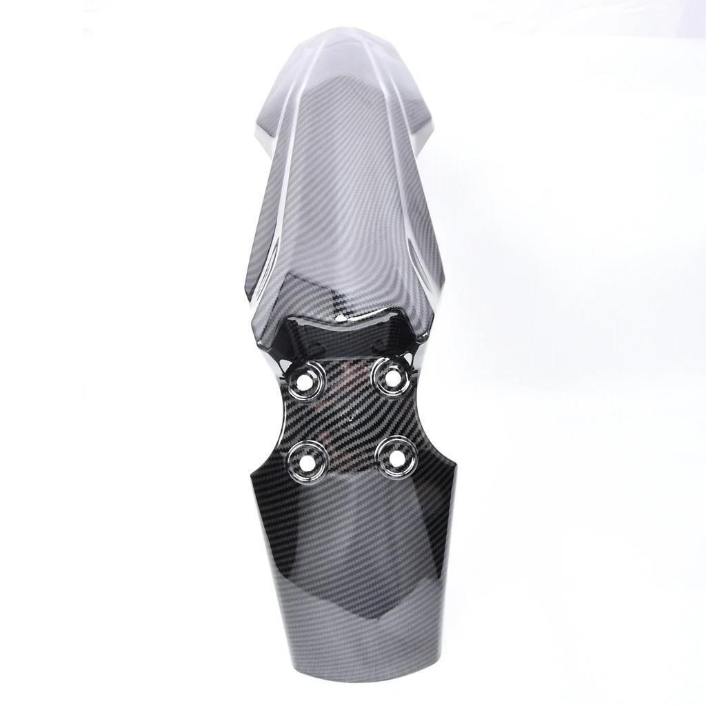 For Surron Ultra Bee Carbon Fiber Front Headlight Fender Water Transfer Glossy Parts for SURRON Headlight Mudguard Motorcycles