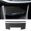 2PC For Honda Accord 13-17 Carbon Fiber Interior Central Storage Box Cover Trim~