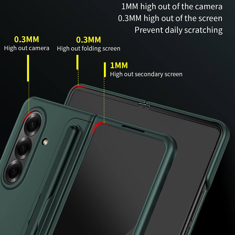 For Samsung Galaxy Z Fold7 5G Case Kickstand Hard PC Slim Phone Cover with Stylus
