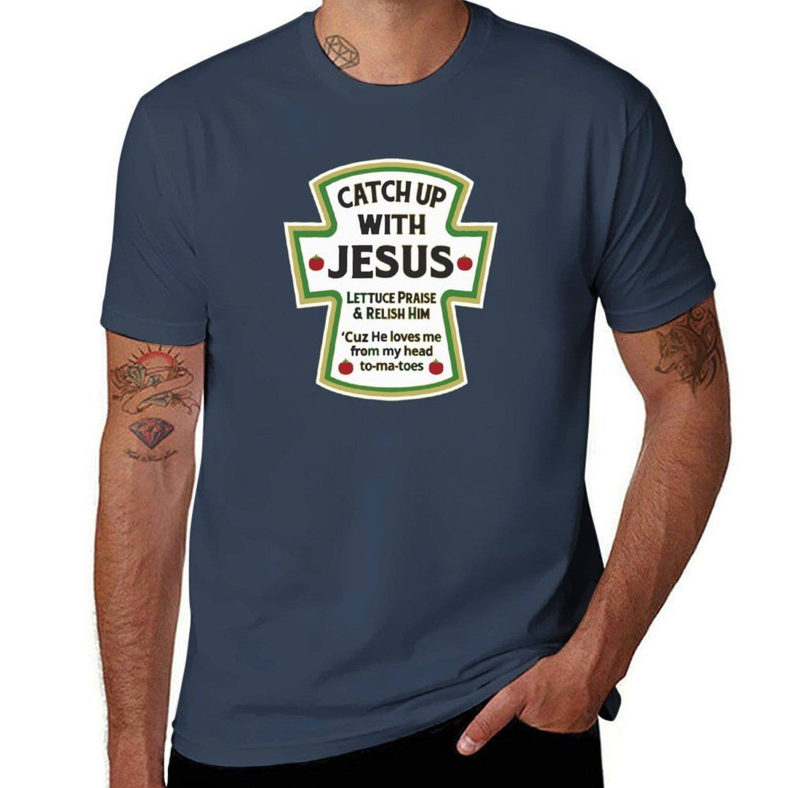 Catch up with Jesus TShirt Big Size Daily Wear TShirt S