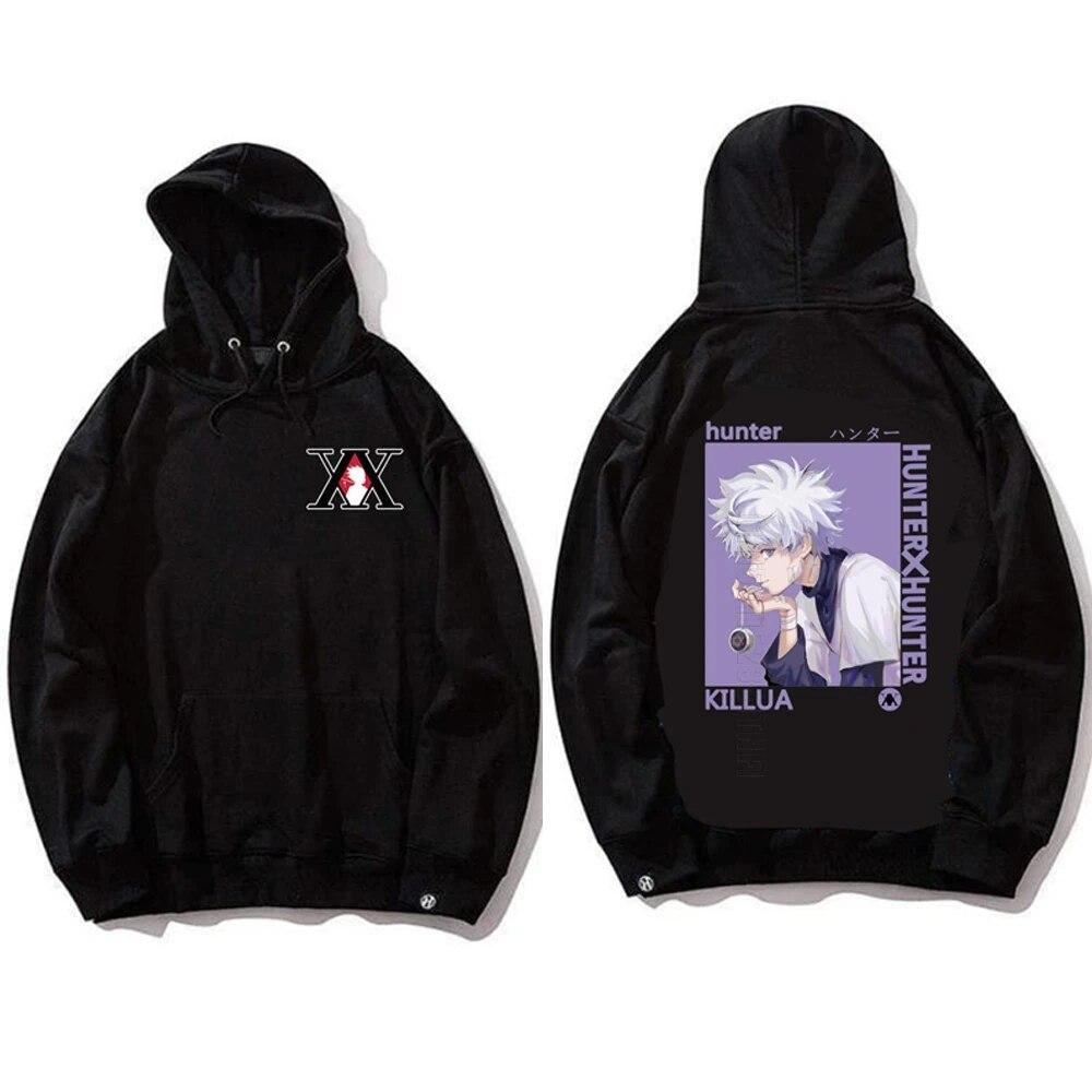 Толстовка унисекс Hunter X Hunter Killua Толстовка Kurapika GON FREECSS Повседневная толстовка с капюшоном Пуловер с длинным рукавом Уличная одежда в стиле японского аниме L 4873₽
