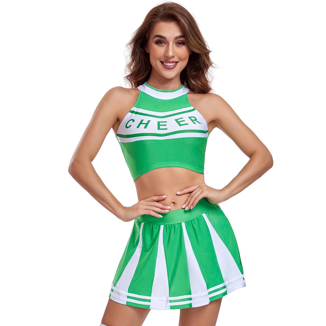 

Костюм для чирлидинга S-XL для женщин - Сексуальная форма футбольной малышки для сценического выступления S
