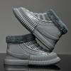 Winter Waterproof Men Boots Comfotable Lightweight Man Cotton Shoes Lightweight Warm Mens Snow Boots EVA Flat Male Casual Shoes
