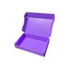 Purple Thick Multi-functional Folding Box Handicraft Makeup and Skincare Fragile Packaging Boxes Anti Drop Wrapping Case for Express Transportation