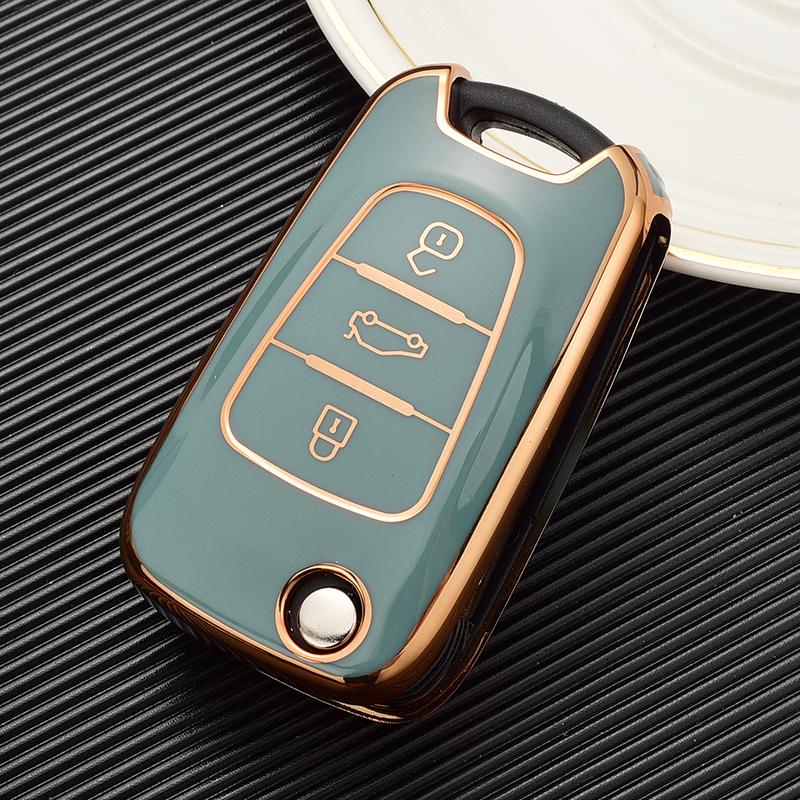 Soft Tpu Car Key Cover Case Shell For Hyundai Elantra Accent I20 I30 Ix35 For Kia Rio 3 Soul Optima Ceed K2 K5 Cerato Sportage