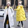 Thickened bread clothes, down cotton-padded clothes, women's loose winter coats, medium and long over-the-knee cotton.