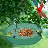 Bird Seed Catcher Tray Universal Mesh Bird Feeder Tray with Hook Hanging Bird Feeder for Outdoor Garden Lawn Patio