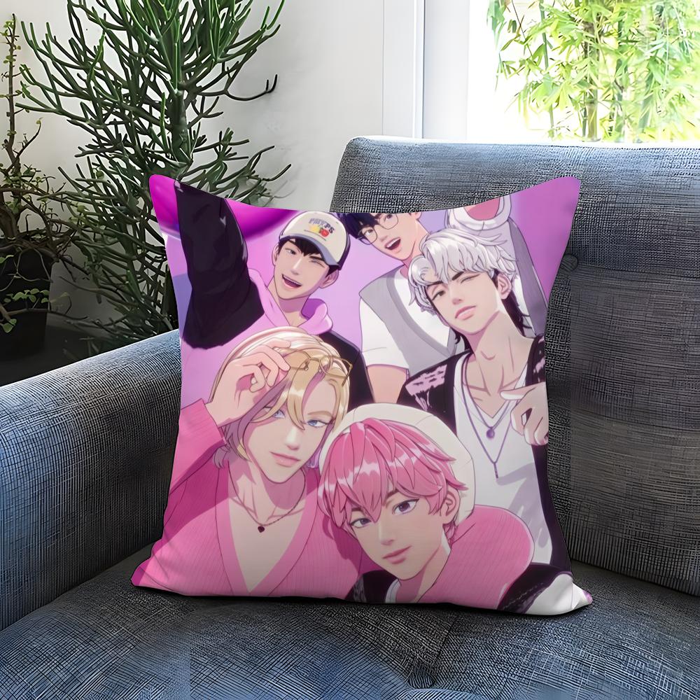 Stylish PPplaveing Cushion Cover Comfortable Reversible Pillow Cover Ideal for Car Sofa Bedroom  Beyond