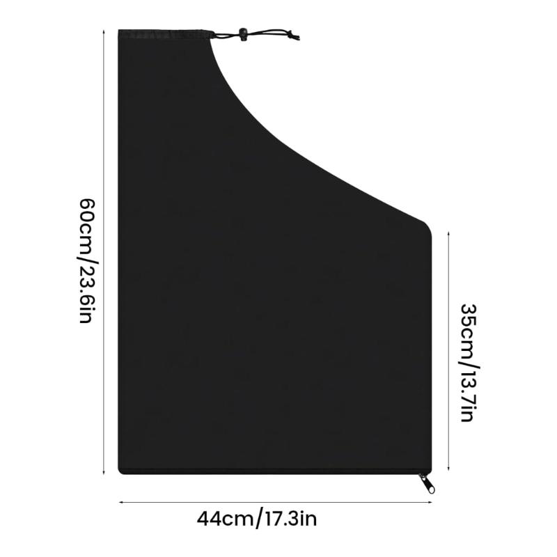 Leaf Blower Bag Replacement Leaf Blower Vacuum Bottom Dump Bag with Zipper Lawn Vacuum Bag for Leaf Blower Vacuum Part