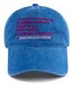 Bichiseuaenkeulim Text Pigment Ball Cap-Blue