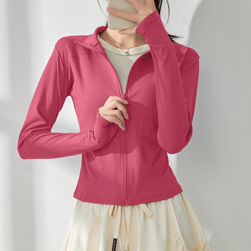 Sunscreen Clothes, Yoga Clothes, Women's Spring New Pilates Training, Sports Quick-drying Jacket, Running Fitness Top