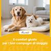 Dog Gate for Medium and Small Size Extendable Freestanding In Wood, 102-183x57x70 Cm, White