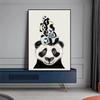 Pop Colorful Animals Poster Aesthetic Acrobatics Species Illustration Sketch Canvas Print Wall Art Home Decoration Room Decor