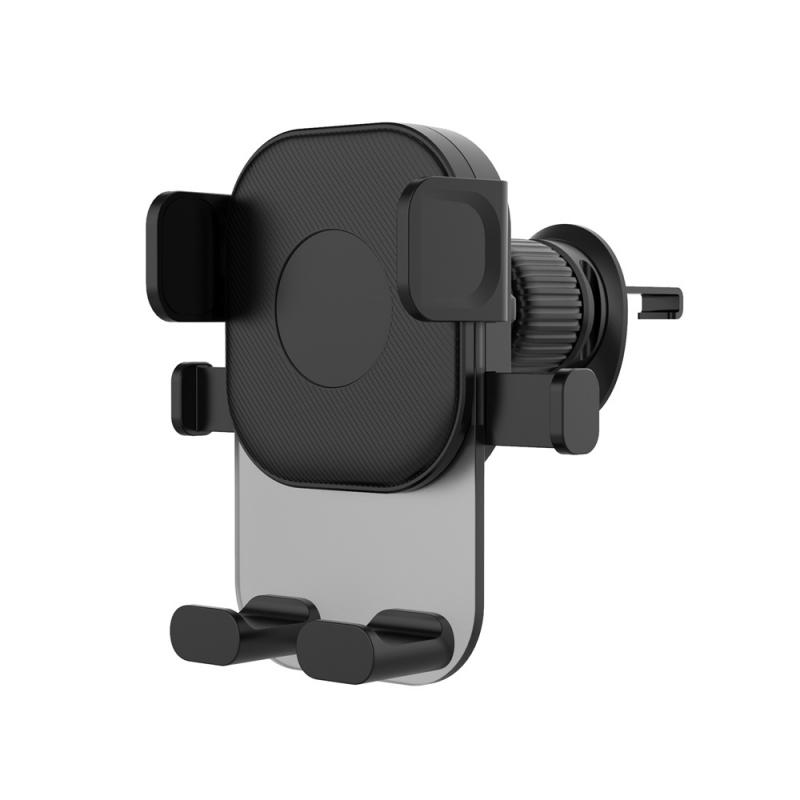 Universal Car Mobile Phone Holder Air Outlet 360-degree Rotating Hook-type Mechanical Arm Phone Stand Bracket Car Accessoies