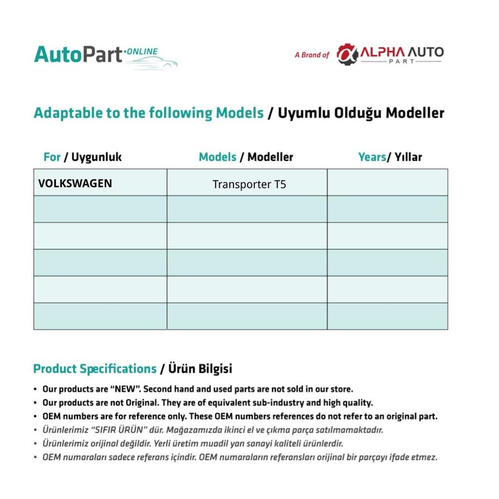 Äußerer Mitteltür-Entriegelungsdraht für Volkswagen Transporter T5