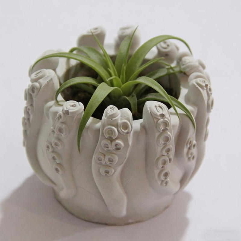 Handmade Snail Octopuses Pen Holder Silicone Mould With Skull Goat Designs Great For Enthusiasts