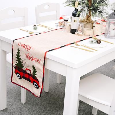 Christmas Home Decor Items Christmas Table Flag Table Dress-up Tablecloth Home Atmosphere Place MATS