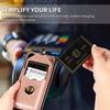 For Samsung Galaxy A36 5G Case Card Holder Kickstand PU Leather + TPU Phone Cover with Shoulder Strap
