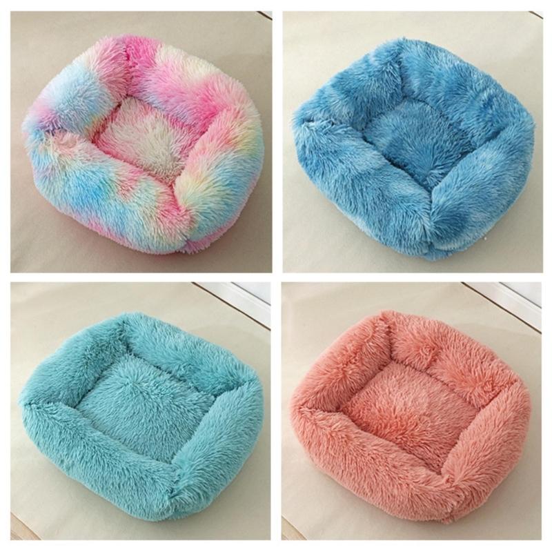 Creative Pet Bed Thicken Nest for Dogs and Cats Soft Plush Rectangular Sofa