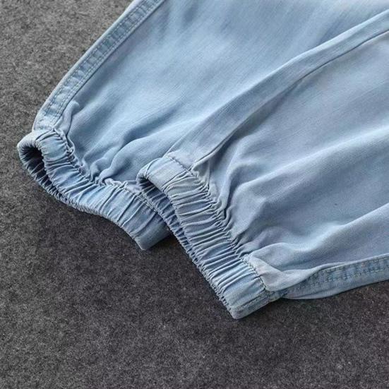 Women Harem Pants High Waist Solid Color Drawstring Loose Ankle-banded Daily Wear Deep Crotch Casual Elastic Waist Women Trousers Female Clothes