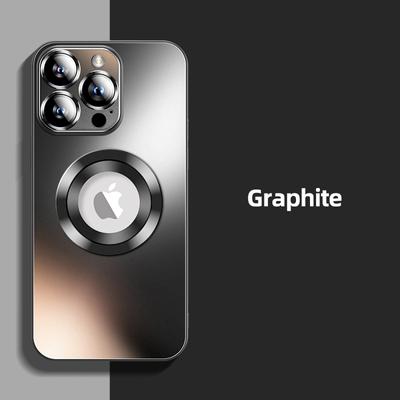 Mat Magnetische Telefoonhoesje voor Magnetisch Draadloos Opladen iPhone 15 Pro Max Mobiele Hoesjes Volledige Lens Bescherming Funda Achterkant