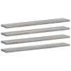 Wall Shelves 4 pcs Grey Sonoma 60 x 10 x 1.5 cm engineered wood