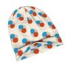 2D Flat Printing Circles And Spiral Urban Inspired Adult Beanie Fits Well with Layered Looks Morning Coffee Walks or Creative Spaces with Artistic Vib